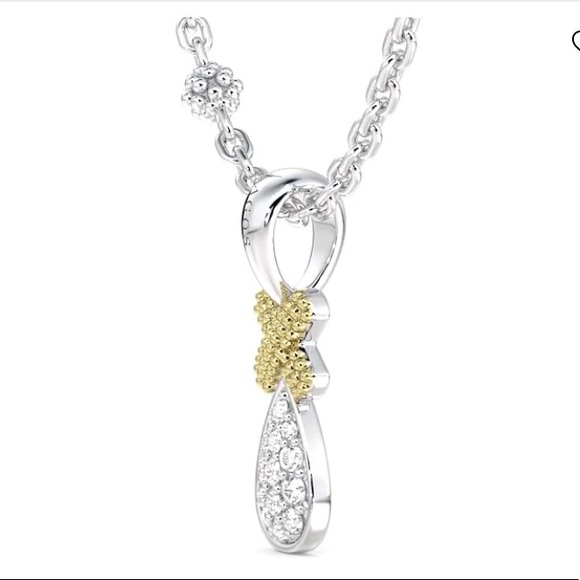 LAGOS Drop X Diamond Pendant Necklace - Picture 6 of 15